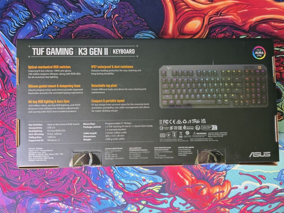 Tastatura Asus Tuf K3 Gen II