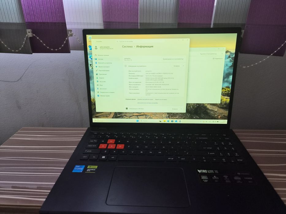 Acer nitro lite 16 гаранционен