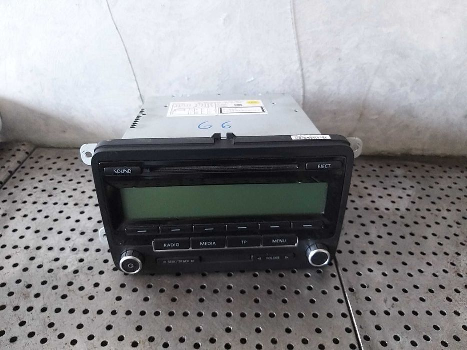 Radio cd player vw golf 6 5k 1k0035186aa