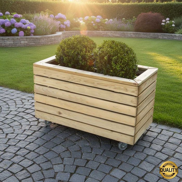 Деревянные кашпо