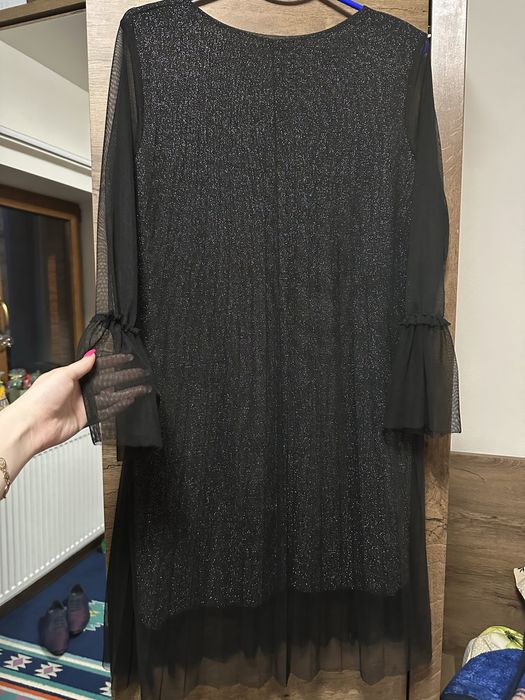Rochie din voal, neagră