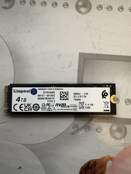 Kingston fury ssd nvme m.2 4tb