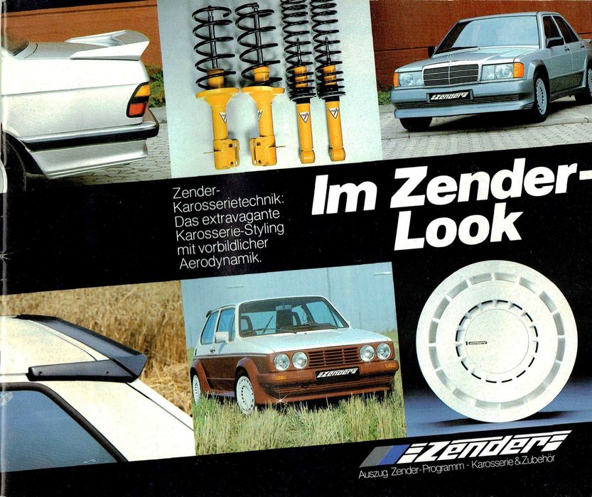 Спойлер Zender/M Technic BMW E28 E12  5series Rear Wing Original