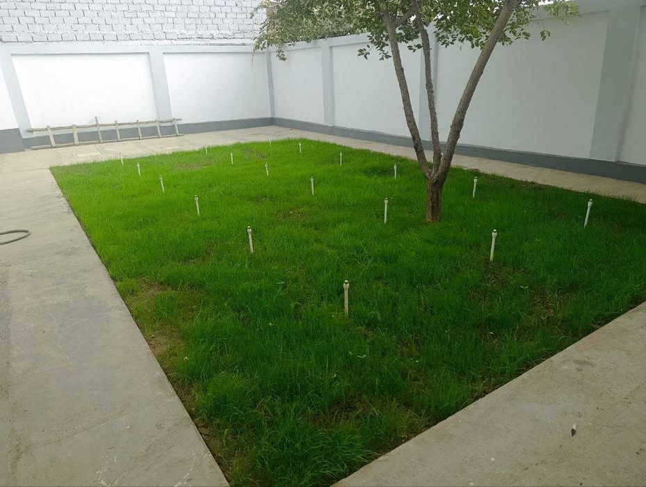 Учаска Сергили Хонабод 8хона
Газ вода, свет wifi 4 соту средний ремонт