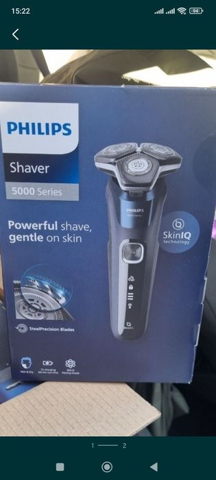 электробритва Philips S5885/10 черная, синя