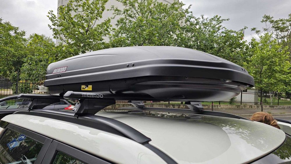 Багажник тип Автобокс Кутия Menabo Marathon 400L черен 165/79/37см