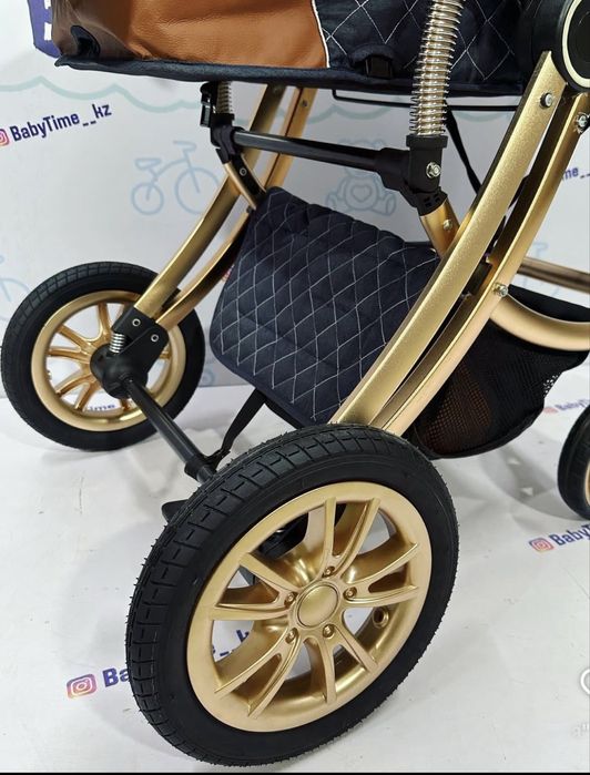 Коляска текнум с двумя насадками люлка  почти новая