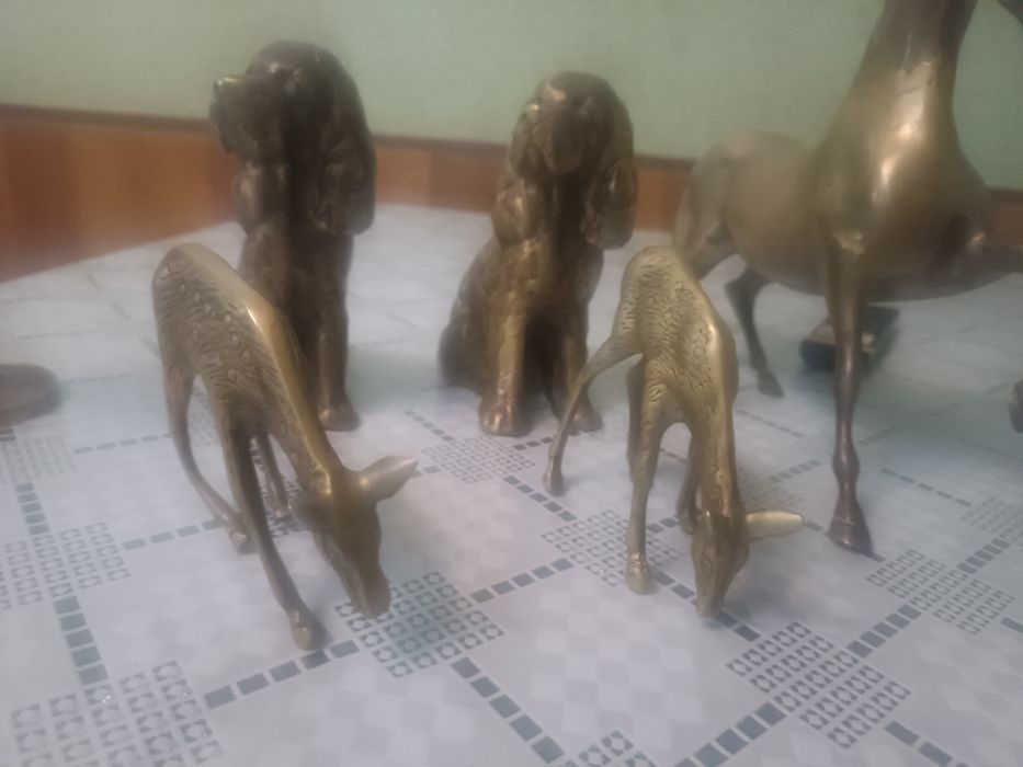 Лошадь собака алент латунный ССР