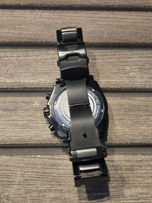 Ceas Swiss Precimax Chronograph Sapphire Crystal 100M – Full Black