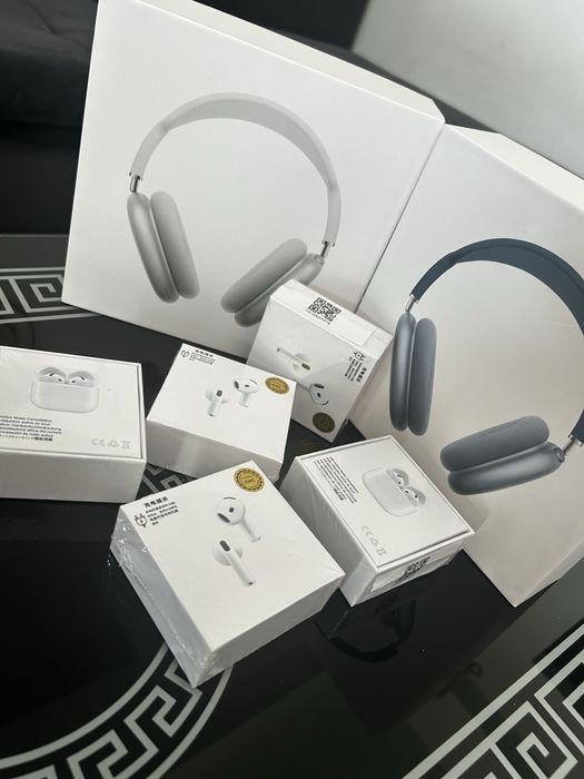 Caști wireless premium noise cancelling bluetooth design over ear+in