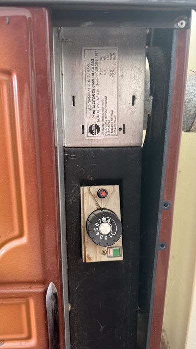 Soba pe gaz cu aprindere piezo