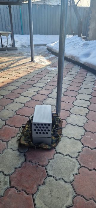 Зимняя печка для рыбалки