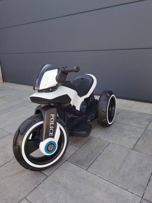 Motocicleta electrica de politie pentru copii
