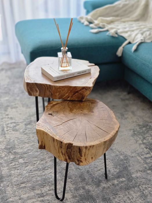 Măsuțe de cafea din lemn masiv