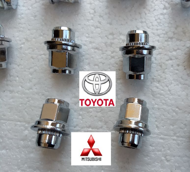 Piulite Toyota, Mitsubishi Jaguar cu saiba plata M12 x 1,5