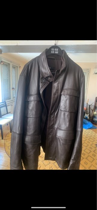 Кожено яке HUGO BOSS агнешка кожа !! 2 XL