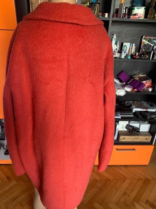 Палто Weekend Max Mara, цвят корал, размер 46 IT