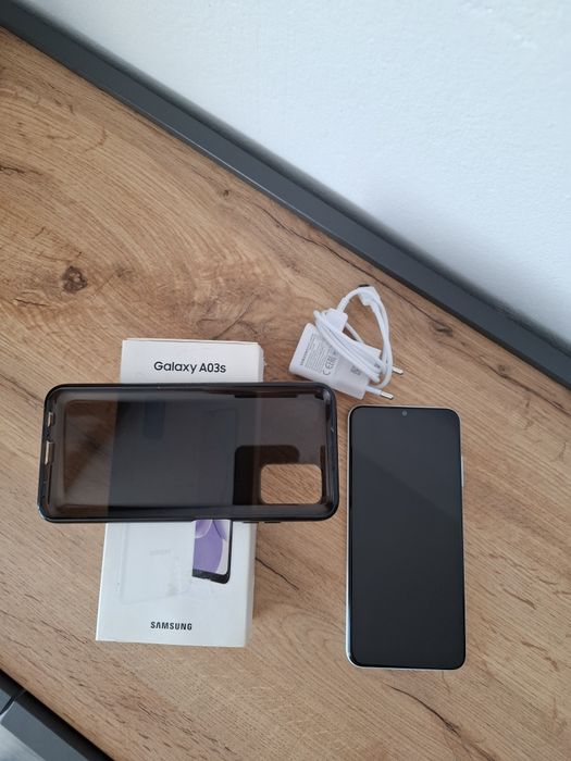 Telefon Samsung Galaxy A03s + incarcator original Samsung (aspect  impecabil )