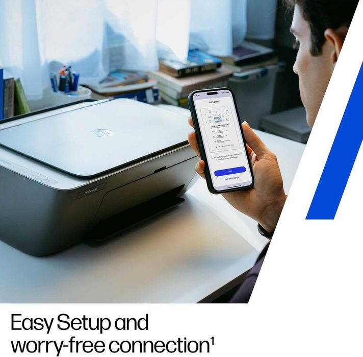 Многофункционален принтер HP DeskJet 2910, безжичен, цветен