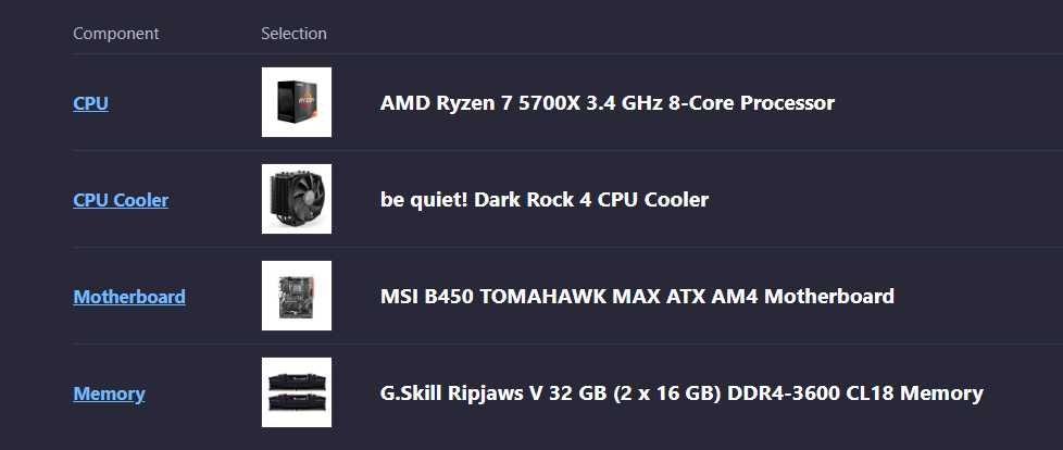 Kit Gaming ryzen 7 5700x | 32 gb ram 3600 | b450 tomahawk max|be quiet