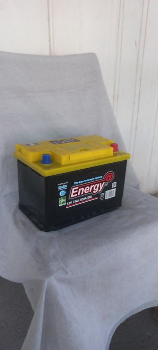 Аккумулятор Energy 75A производство Жиззах для  Captiva,Malibu, 24/7
