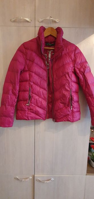 Куртка пуховик натуральный, польто  холофайдер. 46 размеры.