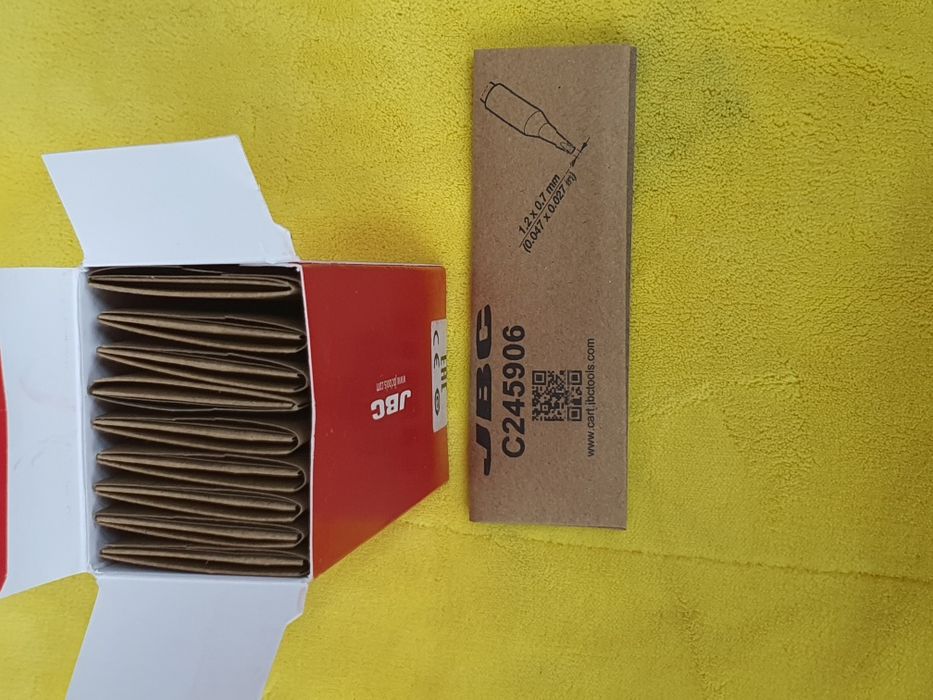 JBC C245-906 – vârfuri pentru letcon, 10 bucăți
