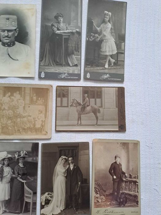 fotografii vechi pe carton 13/20 cm