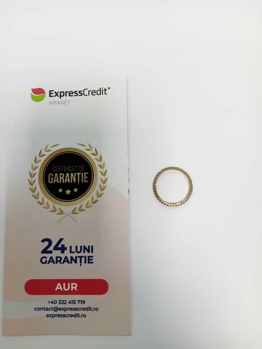 (Ag33) Inel Aur 14K/Garantie 2 ani
