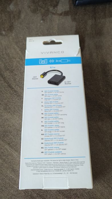 Splitter audio digital optic