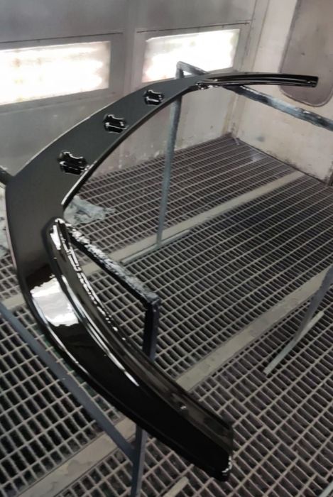 Spoiler Lip Prelungire Bara Față VW Passat CC R-Line Facelift Negru