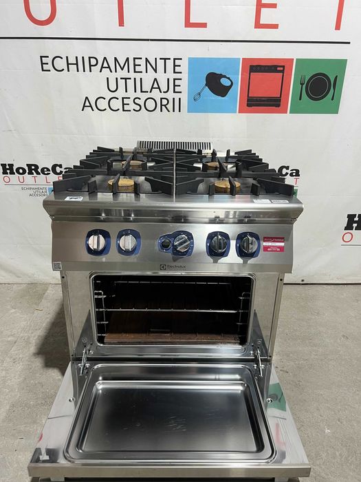 ELECTROLUX- Masina gatit profesionala,Aragaz 4 focuri + Cuptor