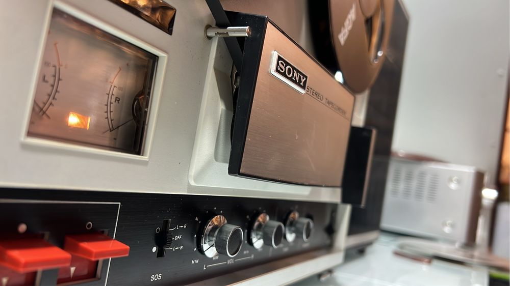 Magnetofon Sony TC 252 cu amplificare si boxe