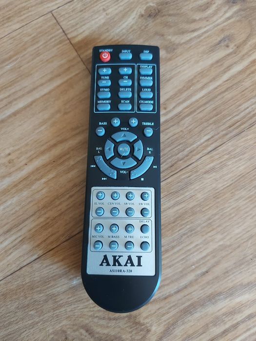 Telecomanda Amplificator Akai AS110RA-320. Telecomanda este