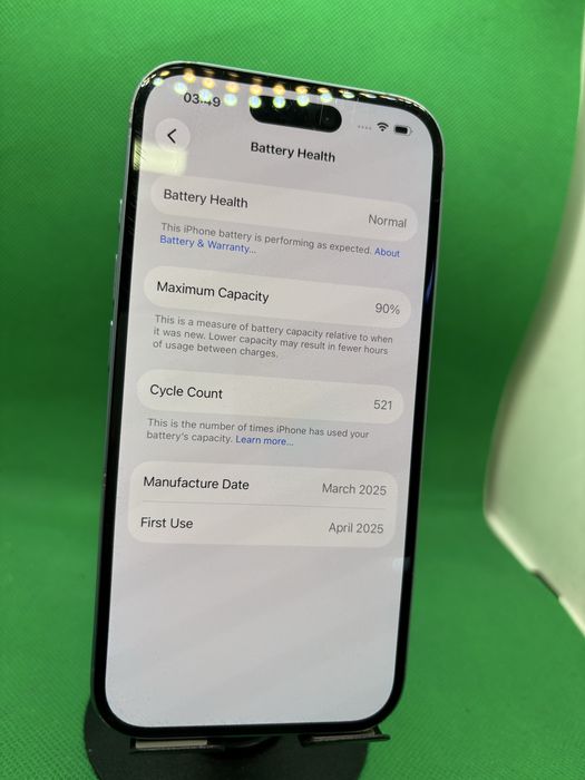 Iphone 16 128 GB 90 Batt fisurat•Amanet Lazar Crangsi•57726