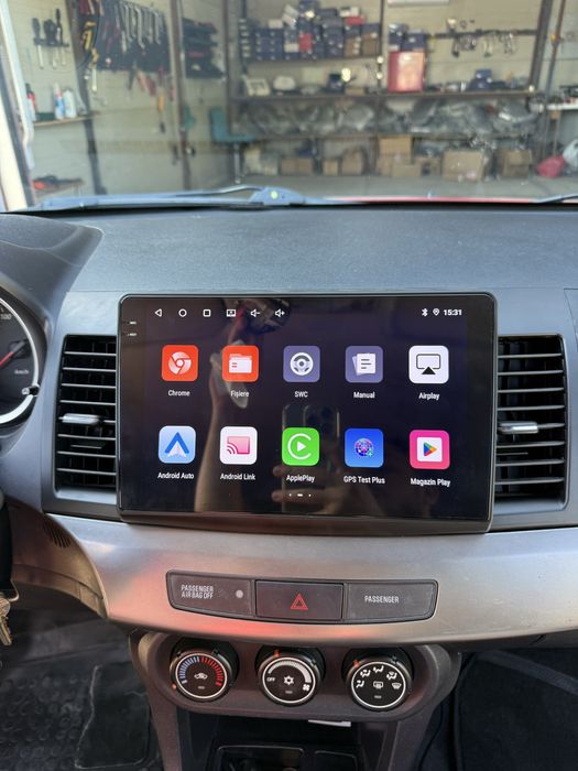 Navigatie Android Mitsubishi Lancer Carplay Waze + Camera Marsarier