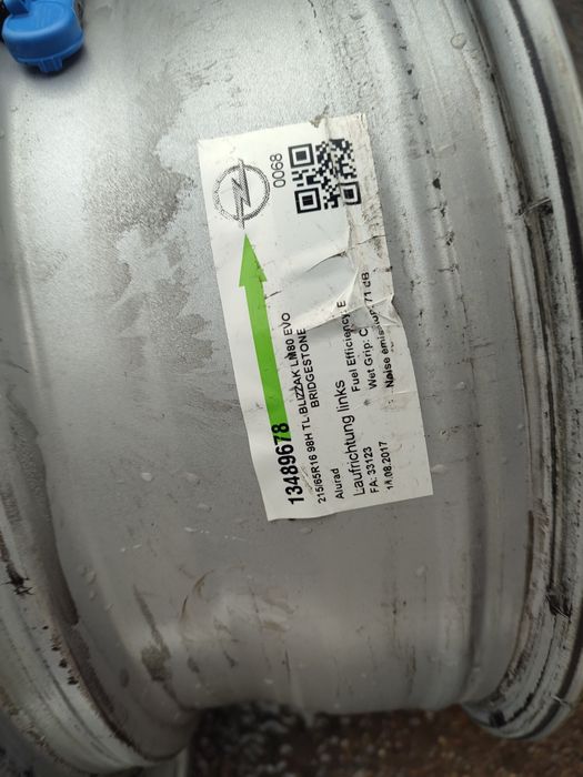 16" оригинални алуминиеви джанти за Opel Astra K/j...