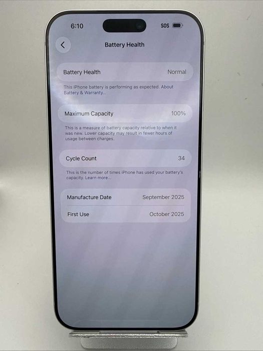 Употребяван Apple iPhone 17 Pro Max - 256 GB. Доставка от Холандия.