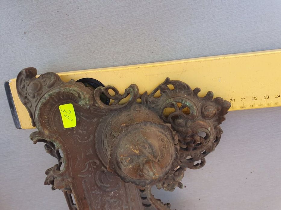 френска барокова мастилница от месинг