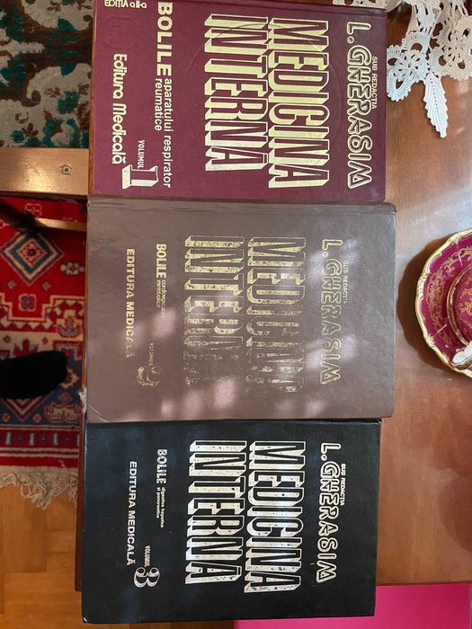Atlas Tratat medicină internă Gherasim vol 1-3 rezidentiat nu Harrison