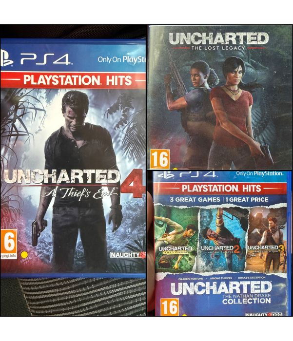 Колекция от игрите UNCHARTED за PlayStation 4-5