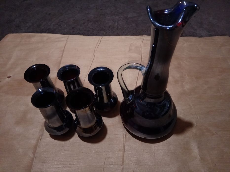 Un set frumos sticla murano