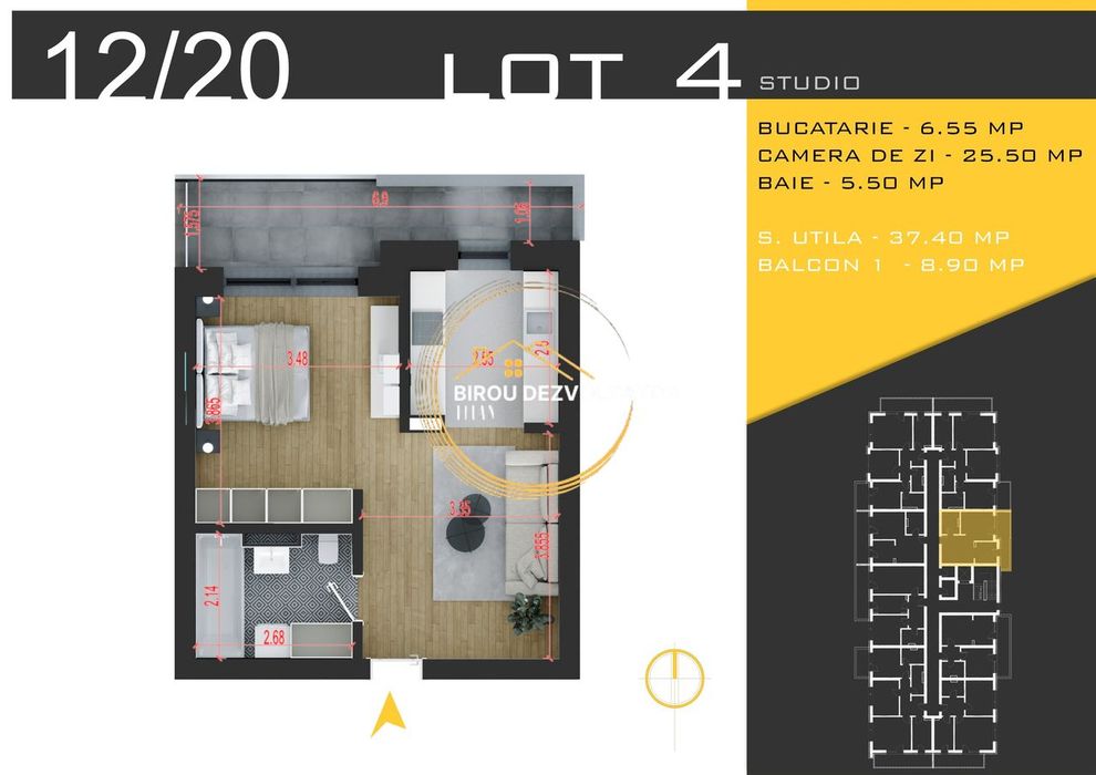 Ansamblu modern Pret promo Pallady ikea Titan Metrou Teclu 15min