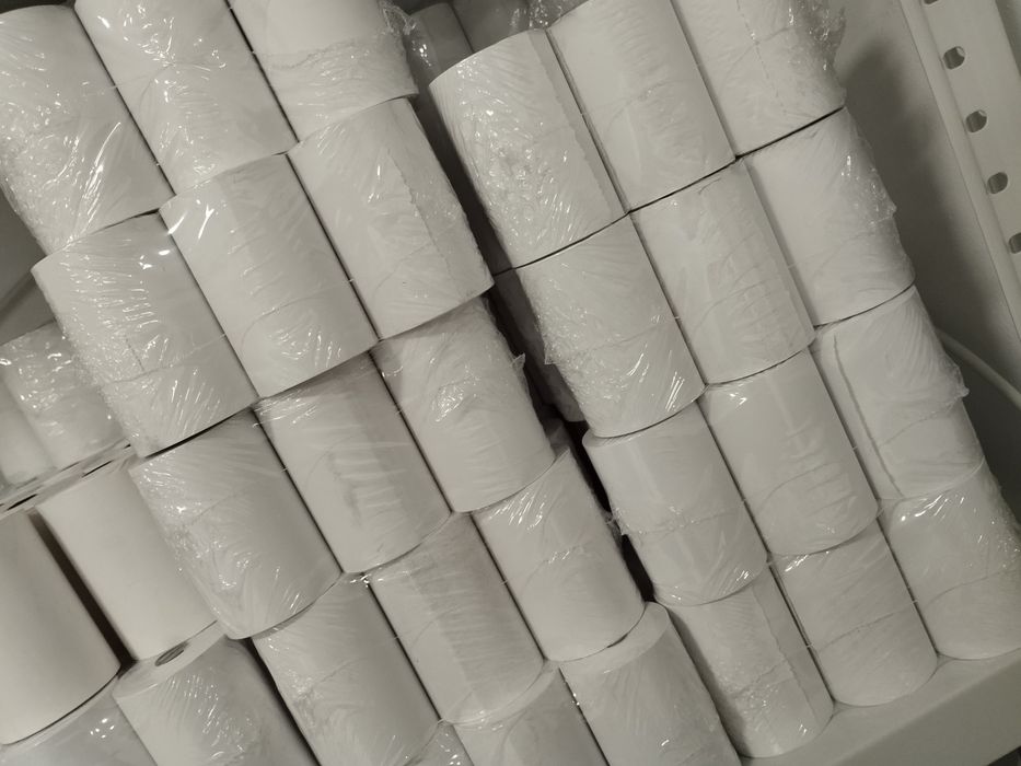 Чековые ленты, матовые этикетки