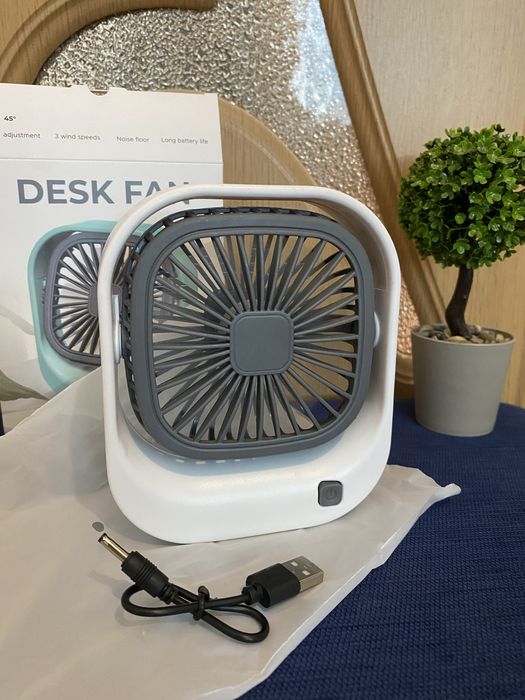Ventilator de birou portabil Desk Fan – 3 viteze (NOU)