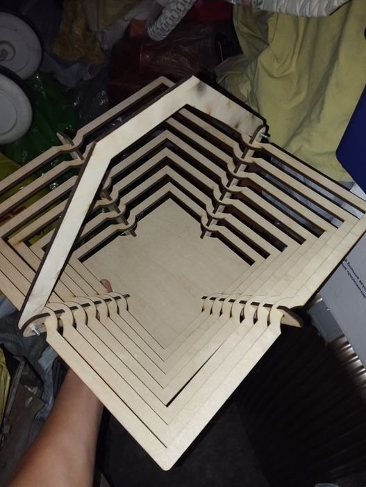 Деревянные корзины новые продам