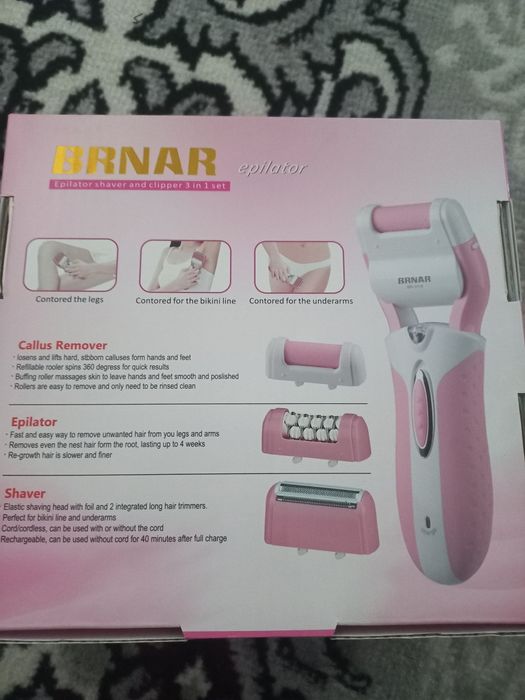 Epilator aparat ayollar uchun