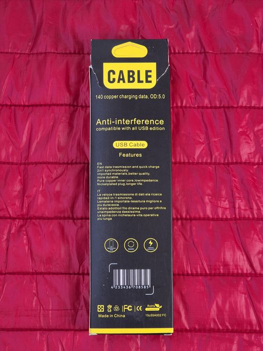 Cablu  2.1   Lithning  &  Mini Usb  / IOS  &  Android