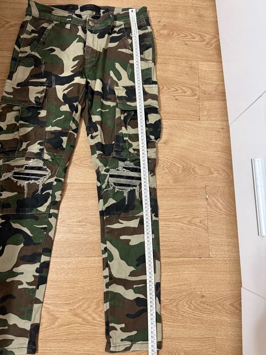 Amiri Камуфлажни Biker Jeans Дънки