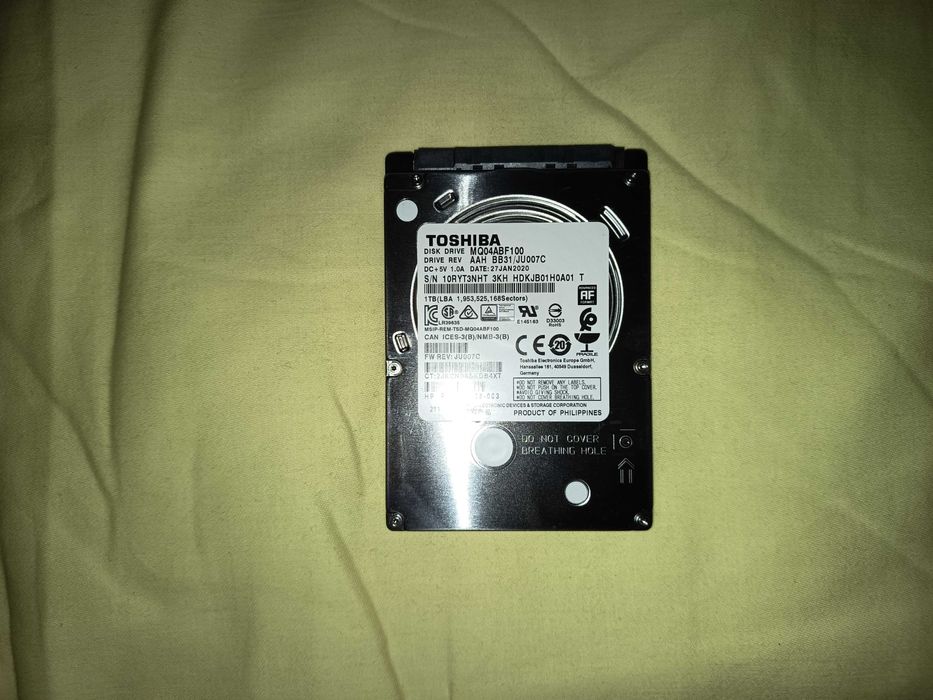 Hard disc laptop 1 TB +  windows 10 sau win 11 instalat